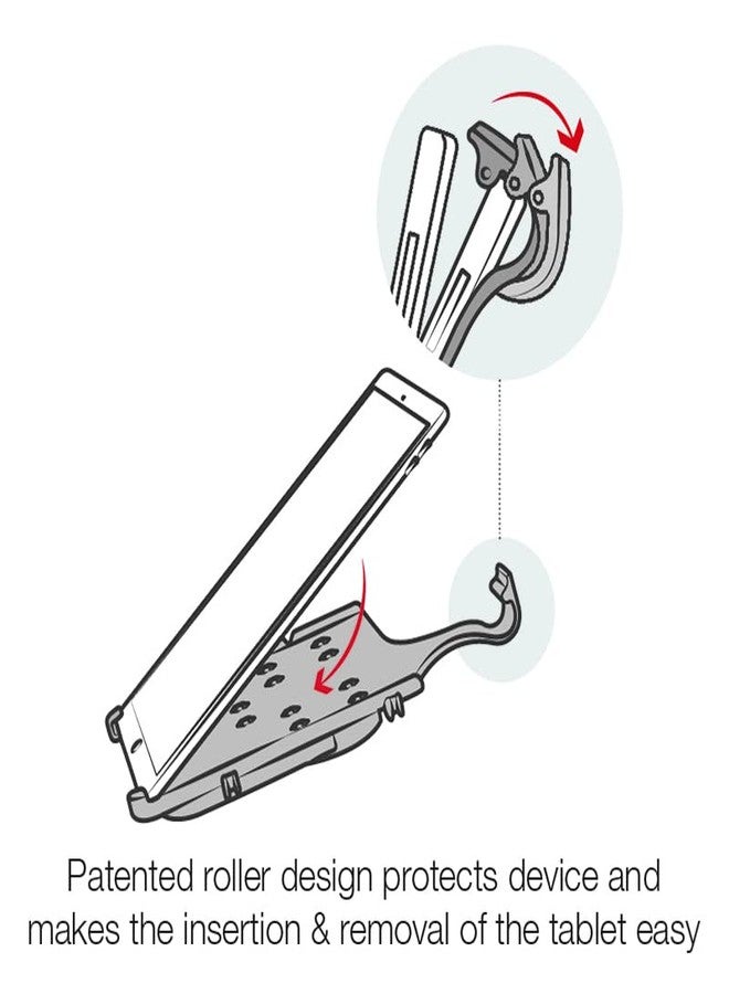 رام ماونتس حامل RAM MOUNTS EZ-Roll'r لجهاز Apple iPad mini 6 (RAM-HOL-AP36U) متوافق مع قواعد كروية مستديرة من نوع RAM B مقاس 1 بوصة و C مقاس 1.5 بوصة - Image 5